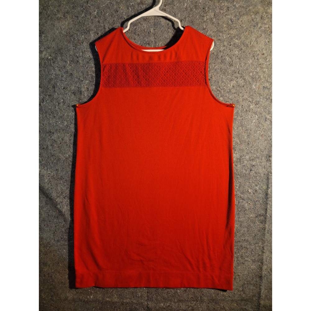 Faded Glory Red Eyelet Mini Dress‎ Size 2X (20)